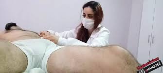 Pielęgniarka i estetyka obserwuje erekcję pacjenta | xHamster