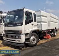 ISUZU FTR High-Pressure Washing Cleaning Street Vacuum Road ...