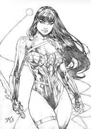 Wonder Woman pinup by Ed Benes