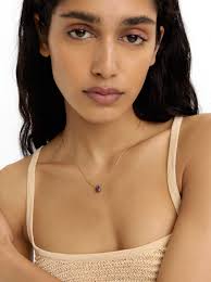 Collier court avec quartz bleu