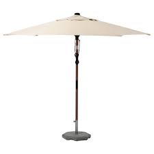 Betso Lindoja Sonnenschirm Mit Stander Holzeffekt Braun Beige Huvon Ikea Osterreich In 2020 Patio Umbrella Parasol Base Brown Wood