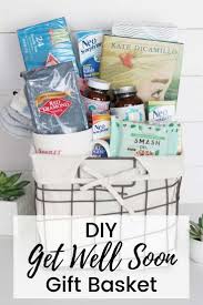 Do you have loved ones who are ill or recovering from surgery? Homemade Get Well Soon Gift Basket Ideas