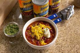 Brian S Famous Chili Recipe Bush S Beans Famous Chili Recipes Ground Beef Recipes For Dinner How To Cook Chili