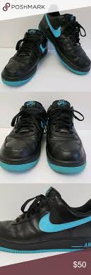 Nike Air Force 1 Low Black Chlorine Blue Af 1 82 Nike Air Force Nike Air Nike Air Force Ones