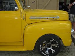 Image result for Chrome Yellow 1950 Ford Truck