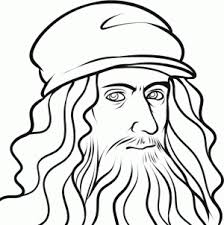 How To Draw Leonardo Da Vinci Leonardo Da Vinci Step 6 Drawings Da Vinci Art Leonardo Da Vinci