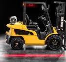 ETzone LED Forklift Safety Light - 10W Red Straight Line Warning Light DC  10-80V IP68 Waterproof (2-Pack)