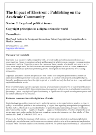 The copyright statute does not define author and the constitutional interpretation of that concept is sufficiently broad to include a human being who instigates the creation of a work. Http Www Zar Kit Edu Data Veroeffentlichungen Dreier The Impact Of Electronic Publishing On The Academic Community 22013bf Pdf