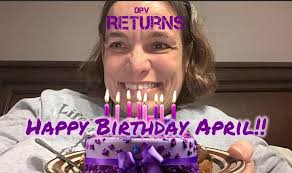 Happy Belated Birthday April!! 🤟 Looks like you had so much fun to  celebrate 🤣😅😜🥃 Much love! Cheers!! ❤️ Larry