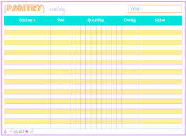 Download the inventory checklist template that has been created for the purpose of doing a simple inventory count. Free Pantry Freezer Inventory Printables