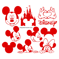 Instantly download and use this free svg cut file for personal use to create a shirt, tote bag, mug, poster….and anything else you'd like to print this graphic on. Mickey Mouse Silhouette Vector Images Freepatternsarea