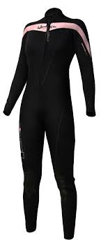 Henderson Thermoprene Front Zip 3mm Womens Wetsuit Jumpsuit Blk Pink