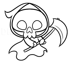 How To Draw A Kawaii Reaper Step By Step Drawing Guide By Dawn Dragoart Com Learn how to draw reaper from overwatch with our step by step drawing lessons. how to draw a kawaii reaper step by