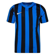 Köpa fotbollströjor barn med tryck. Nike Matchtroja Df Striped Division Iv Bla Svart Vit Barn Www Unisportstore Se