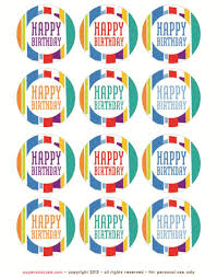 Printable Birthday Activities For Kids Colorful Birthday Supplies Free Printable Crate Kids Blog Happy Birthday Printable Birthday Cake Topper Printable Free Birthday Stuff