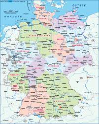 Bundesrepublik deutschland) ist ein bundesstaat in mitteleuropa. Karte Von Deutschland Ubersicht Land Staat Karte Deutschland Deutschland Karte Bundeslander Karte Bundeslander