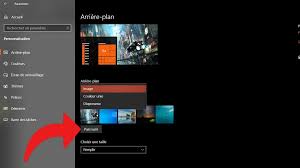 Taille de l'écran (en cm) : Comment Changer Le Fond D Ecran Sur Windows 10
