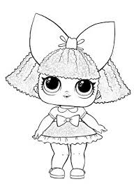 Lol Surprise Glitter Queen Da Colorare Libri Da Colorare Stampe Per Bambini Bambino Unicorno