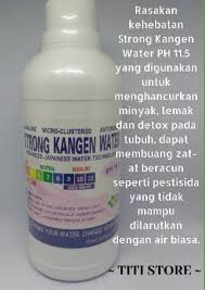 Kangen water yang diklaim bisa menyembuhkan berbagai penyakit adalah air alkali yang bila diminum akan sama saja dengan air biasa. Strong Kangen Water Ph 11 5 500 Ml Shopee Indonesia