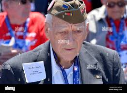 The 70th Anniversary of the Normandy Landings, veteran George Bernard Avery  of 71 Field Company, Royal Engineers, aged 92. Landed