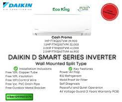 (no air conditioners) kso jso solenoid valves, piston pumps , v series Daikin D Smart Series Split Type Brandnew Tv Home Appliances Air Conditioning And Heating On Carousell