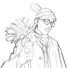 Kids are greatly fascinated by these creatures and as a result they just love to fill in rabbit coloring pages with attractive colors. Salsi On Twitter Bad Bunny Bebee Sketch Grammypremiere Badbunny Grammy2021