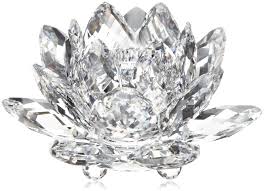 Swarovski crystal candle holder with frosted flowers,ob. Swarovski Sw011867 Waterlily Candleholder Buy Online In Angola At Angola Desertcart Com Productid 23459225