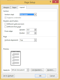 Page Layout In Microsoft Word Page Layout Paper Layout Page Setup