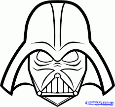 Darth Vader Helmet Coloring Page Google Search Star Wars Drawings Darth Vader Mask Star Wars Kids