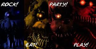 Fnaf 4 Party Time Nightmare Poster By Bluewolfavenger D8vd878 Jpg 1024 531 Fnaf Five Nights At Freddy S Fnaf Sister Location