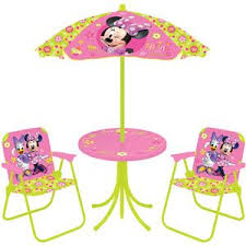 Disney Minnie Mouse Springtime Garden Party 4 Piece Patio Set Minnie Mouse Toys Minnie Toys Minnie