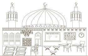 Gambar masjid kartun nusagates | copyright nusagates.com. Gambar Mewarnai Pemandangan Masjid Gabrez