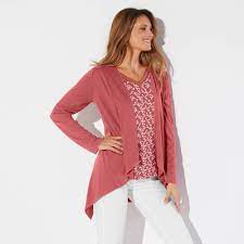 Gilet Fluide Manches Longues Blancheporte