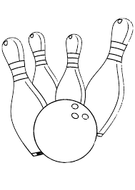 Family, people, jobs color pages. Bowling Pin Coloring Page Bmo Show