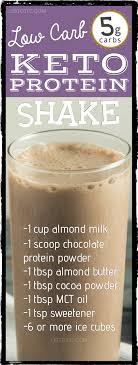 Blend well until smooth and creamy consistency. Low Carb Chocolate Almond Protein Shake Plus 9 More Keto Drinks