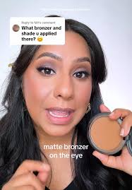 Replying to @NH using a matte powder foundation as a bronzer #bronzer  #bronzertutorial #bronzerhack #howtobronze #bronzers #bronzertips  #eyemakeup #eyemakeuptutorial #eyemakeuplook #easyeyeshadow ...