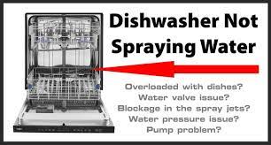 However, if your dishwasher is turning out dirty dishes and you don't hear the telltale sounds of water spraying, you have a problem. Dishwasher Not Spraying Water How To Repair
