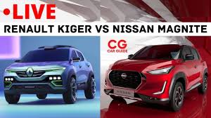 Renault kiger vs nissan magnite. Live Nissan Magnite Vs Renault Kiger Kia Sonet Tata Nexon Hyundai Venue Youtube