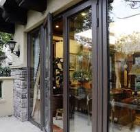 Aluminum Sliding Door Wooden Color - New Design 2025
