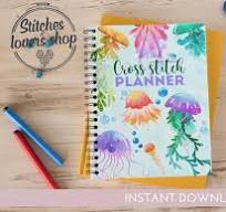 Cross Stitch Planner Printable | PDF Journal Organizer | A4 ...