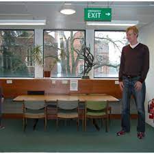 In 1934, and constructed in the following year. In Colour Online A Trapezoidal Ames Room With Twins Standing In The Download Scientific Diagram