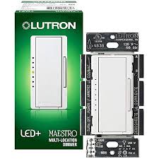 I installed a lutron maestro 3 way dimmer switch, and that portion of the wiring seems to be ok because i was able to figure out the wiring from the instructions. Lutron Maestro Led Dimmer For Dimmable Led Halogen And Incandesent Bulbs Single Pole Or Multi Location Macl 153m Wh White Wall Dimmer Switches Amazon Com