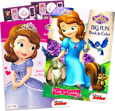 There are tons of great resources for free printable color pages online. Amazon Com Disney Sofia The First Coloring And Activity Book Set 2 Books 96 Pgs Each Toys Games