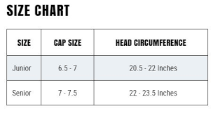 Schutt Softball Helmet Size Chart