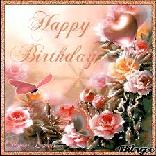 For this reason his birthday should be treated in a special way, and it is especially necessary to congratulate the birthday person. Sunburst Birthday Gif Happy Birthday Quotes Happy Birthday Images Birthday Gi Happy Birthday Flowers Gif Happy Birthday Flowers Wishes Happy Birthday Greetings