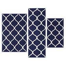 This rug is not navy blue. 3 Piece Maples Rugs Kitchen Rug Set Navy Blue White Only 25 89 Swaggrabber