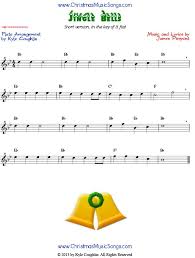 Jingle Bells Easy Version For Flute To Play Along With Other Woodwind And Brass Instrume Saxophone Sheet Music Alto Saxophone Sheet Music Recorder Sheet Music