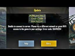 How To Fix Pubg Mobile Error Code 554762241 Update Unable To Connect Server Youtube