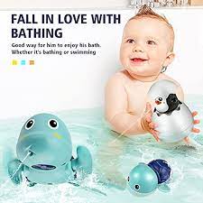 White hot sensitive plug that indicates when temprature is too hot. Xqw Toddler Bath Toys Pop Up Hatch Egg Wind Up Swim Turtle Lemon Cup With Interactive