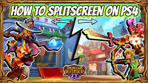 Dungeon Defenders 2 How To Split Screen On The Ps4 Youtube
